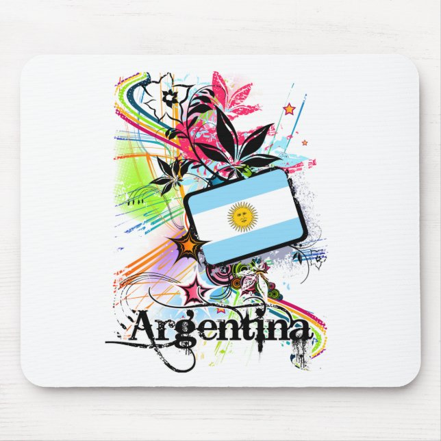 Flower Argentina Mouse Pad (Front)