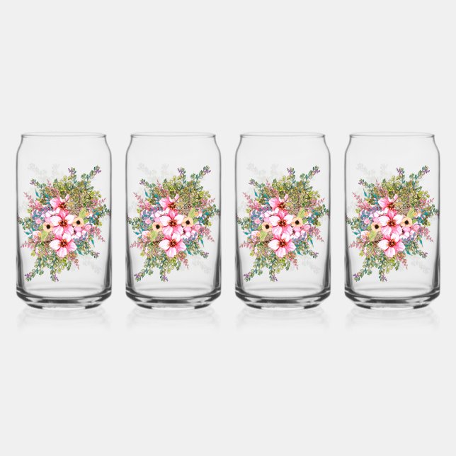 Flower Arrangement Can Glass (Front)