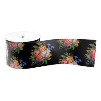 Flower Arrangement Grosgrain Ribbon