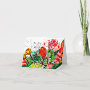Flower arrangements card
