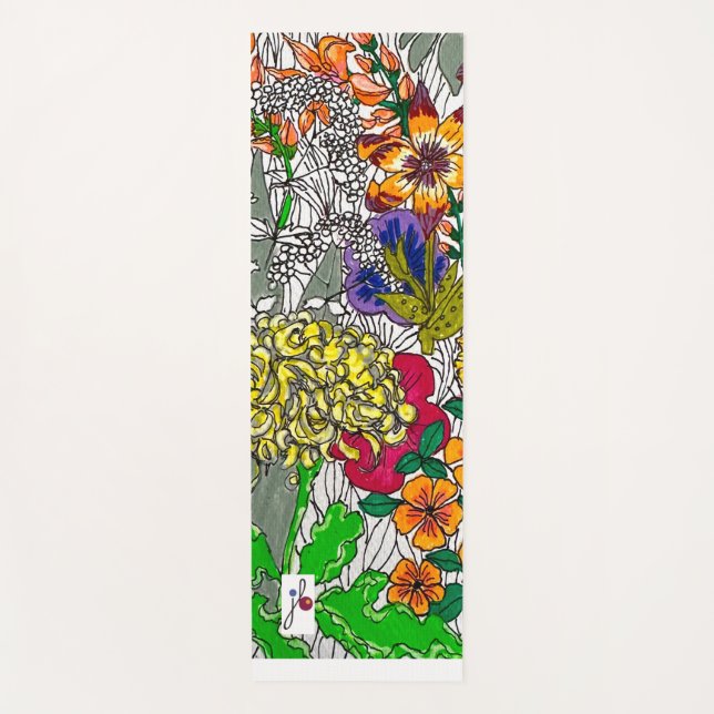 Flower Arranging Yoga Mat (Front)