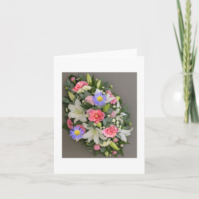Flower Arregment Thank You Card (Front)