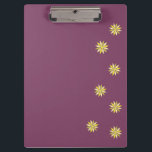 FLOWER ART CLIPBOARD<br><div class="desc">THE DESIGN IS GOOD FOR ANYONE</div>