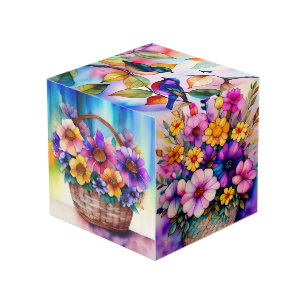 Flower Art Cube