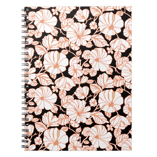 flower art design notebook (Front)