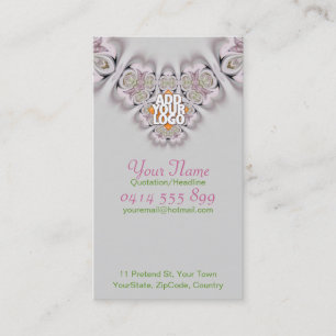 Flower Art Macro : Stamen Butterfly Business Card