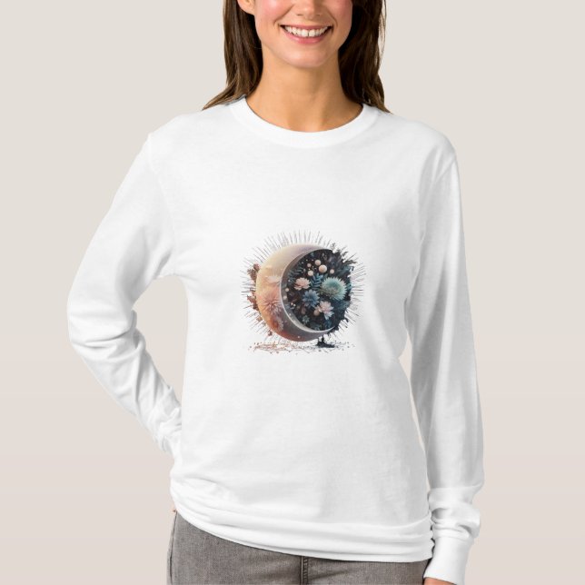 Flower Art  T-Shirt (Front)