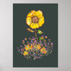 Flower Artwork Poster