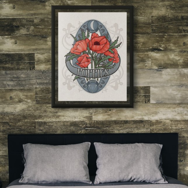 Flower Astrology and Magic Poster - Poppies (Creator Uploaded)