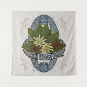 Flower Astrology and Magic - Star Anise  Tapestry