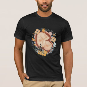 Flower Baby Pregnant Mother Midwife T-Shirt