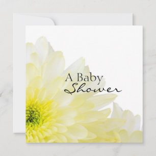 Flower Baby Shower Invitation