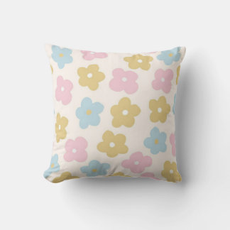 Flower Background Square Pillow