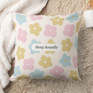 Flower Background Throw Pillow