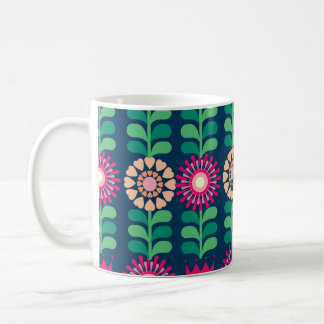 flower background vintage/illustration coffee mug