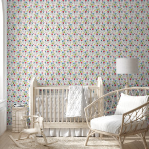 Flower Balloon Smooth Peel and Stick Wallpaper