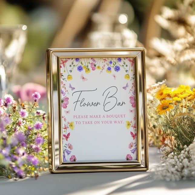 Flower Bar Sign – Please Make a Bouquet (Creator Uploaded)