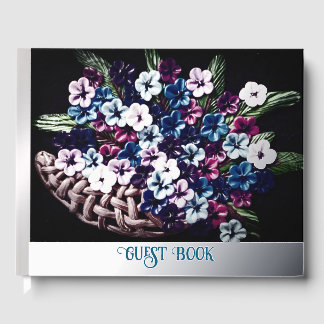 Flower Basket Guest Book