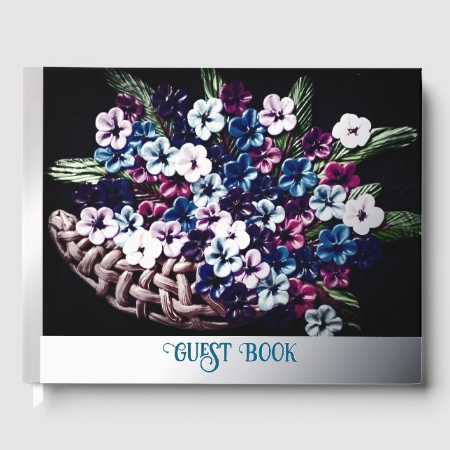 Flower Basket Guest Book (Front)