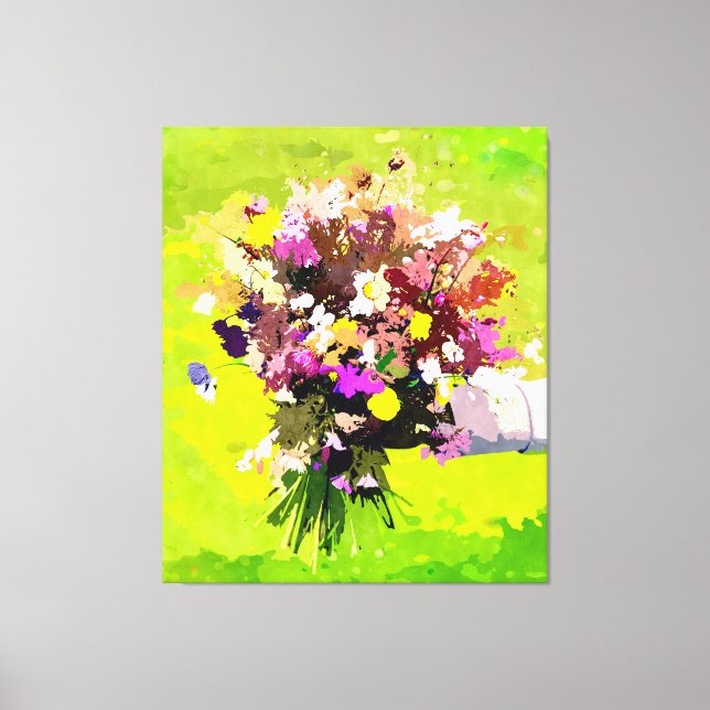Flower Bearer Canvas Print (Front)