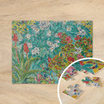 Flower Bed | Louis Valtat Jigsaw Puzzle<br><div class="desc">Flower Bed | Parterre de fleurs (1906) | Original artwork by French artist Louis Valtat (1869-1952). The painting depicts a colourful abstract garden landscape in bright turquoise,  green and pink colours.

Use the design tools to add custom text or personalize the image.</div>