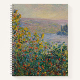Flower Beds at Vétheuil, Impressionist Landscape Notebook