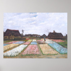 Flower Beds in Holland by Vincent van Gogh Poster