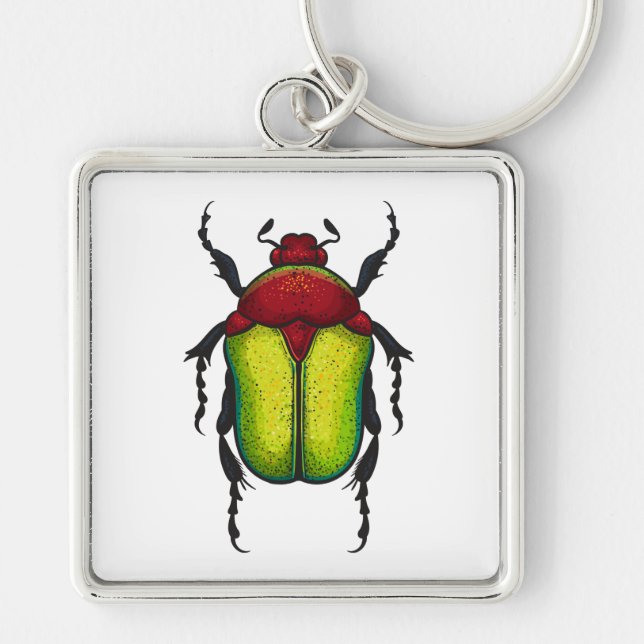 Flower beetle keychain (Front)