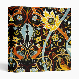 Flower Bird Vintage Floral Fine Art Binder