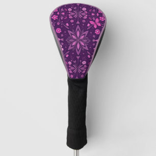 Flower Bloom Fairycore Pattern Golf Head Cover