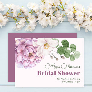Flower bloom  invitation