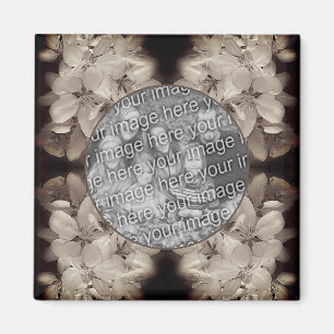 Flower Blossoms Abstract Add Your Photo Magnet