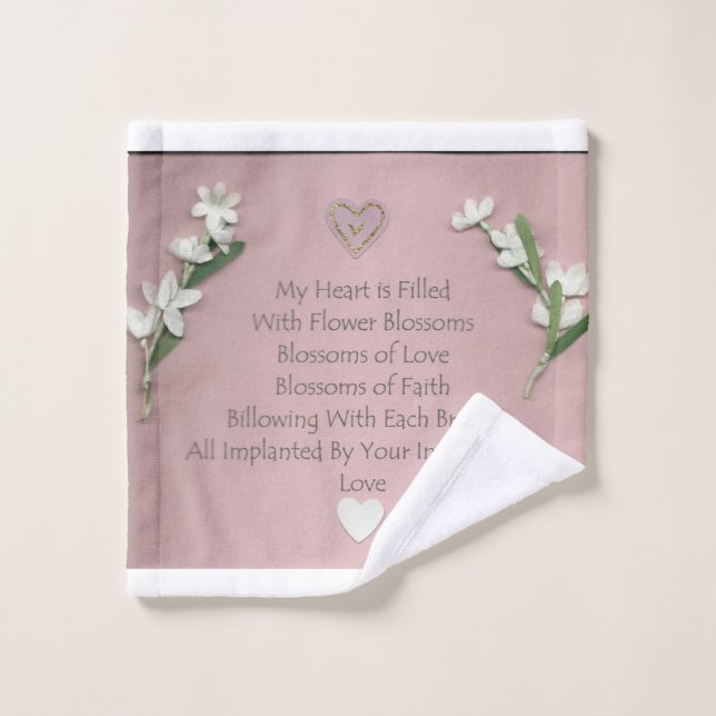 Flower Blossoms Wash Cloth (Wash Cloth)