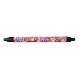 flower bomb1 black ink pen