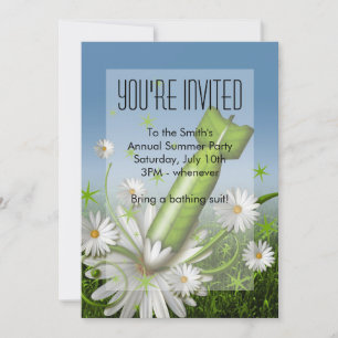 Flower Bomb Invitation
