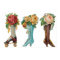 Flower Boots Customizable Poster