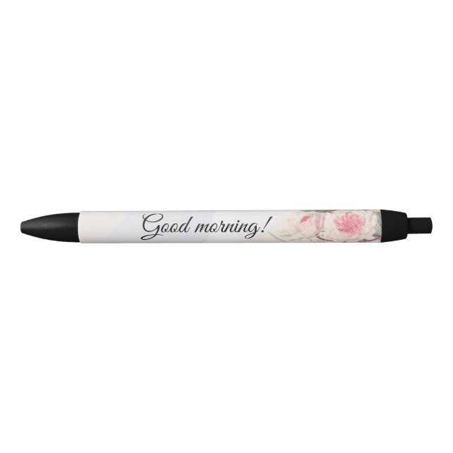 flower bouquet  black ink pen (Front)