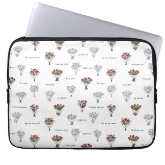 Flower Bouquet Electronics Bag