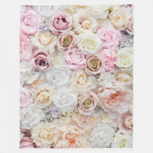 Flower Bouquet  Fleece Blanket