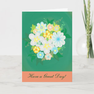 Flower Bouquet Greeting Card