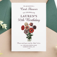 Flower Bouquet Shower by Mail 50th Birthday