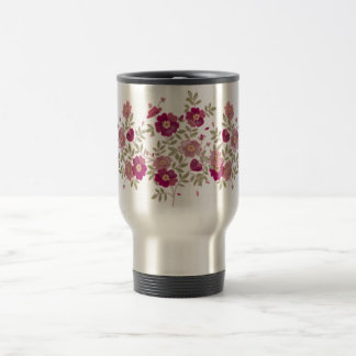 Flower Bouquet Stainless Steel Safety Mug