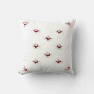 Flower Bouquet Throw Pillow