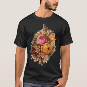 Flower Bouquet Vintage Floral Design  Women s T-Shirt