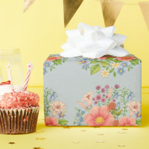 Flower Bouquet Wrapping Paper