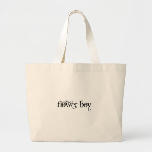 Flower Boy Large Tote Bag