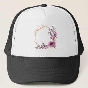 Flower Branch Corolla Wreath Lease Spring 6 Trucker Hat