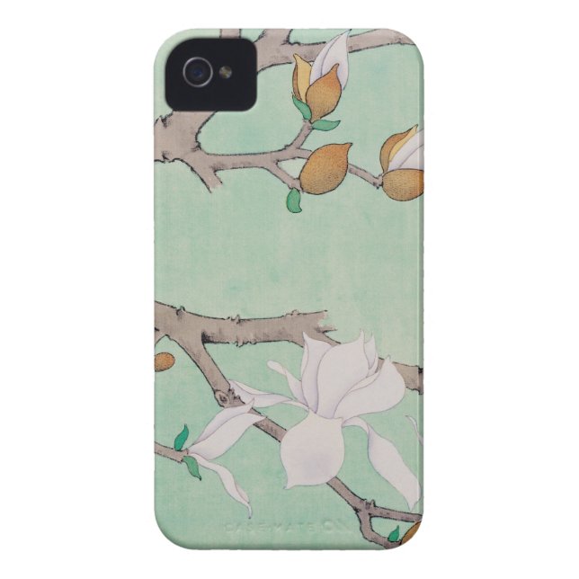 Flower Branches Iphone 4 Cover (Back)