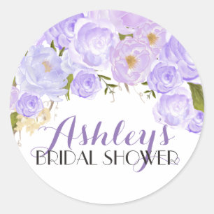 Flower Bridal Shower Sticker
