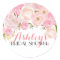 Flower Bridal Shower Sticker